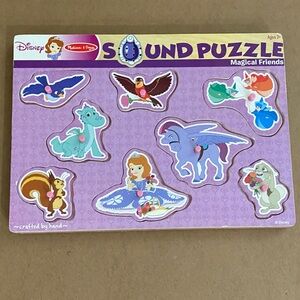 Melissa & Doug Disney Sound Puzzle - Enchanted Characters
